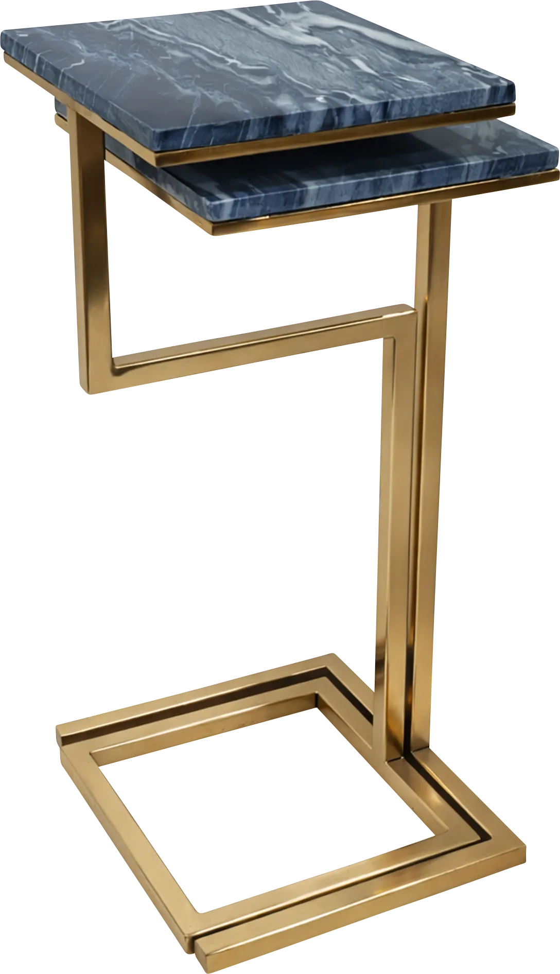 Cebazi Gold/Black Nesting Table, Set of 2 - Thumbnail - Image 1