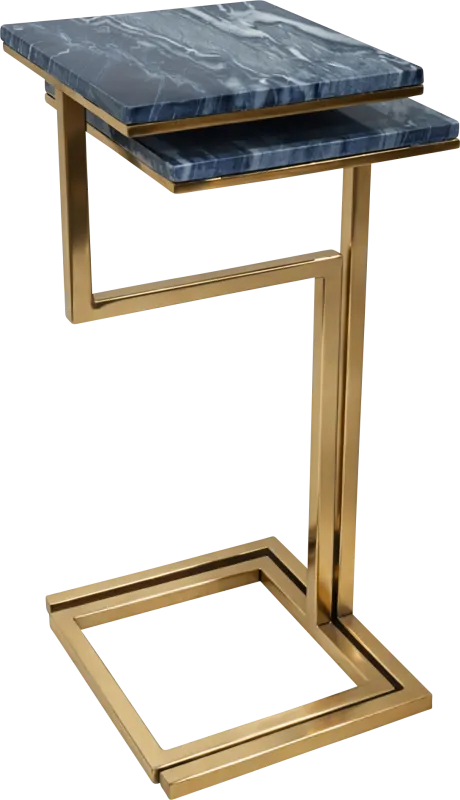 Cebazi Gold/Black Nesting Table, Set of 2