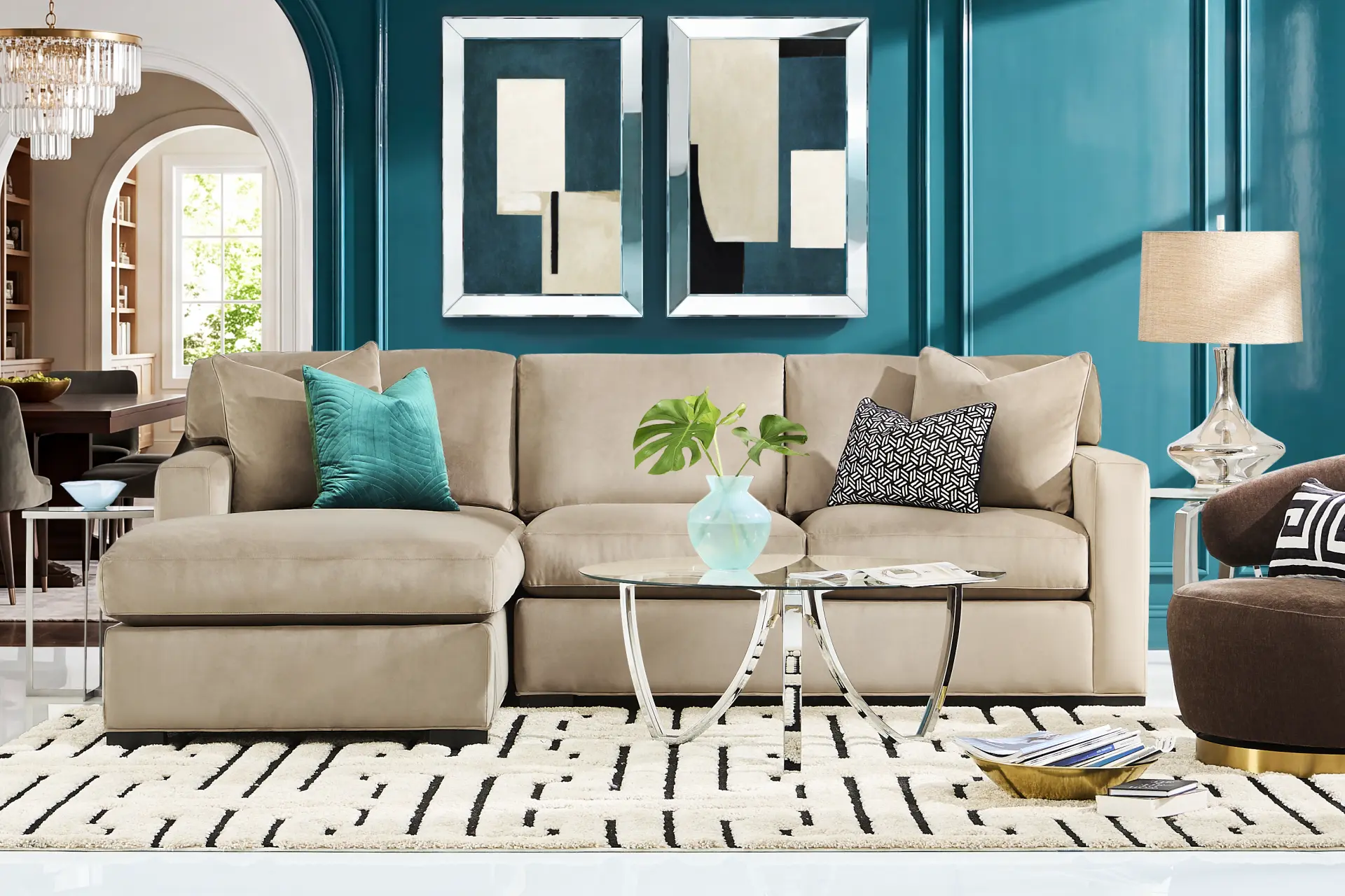 Harmonie Light Taupe 2 Pc Sectional