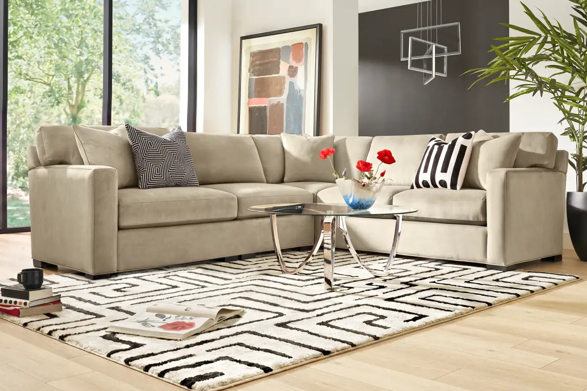 Harmonie Light Taupe 2 Pc Sectional