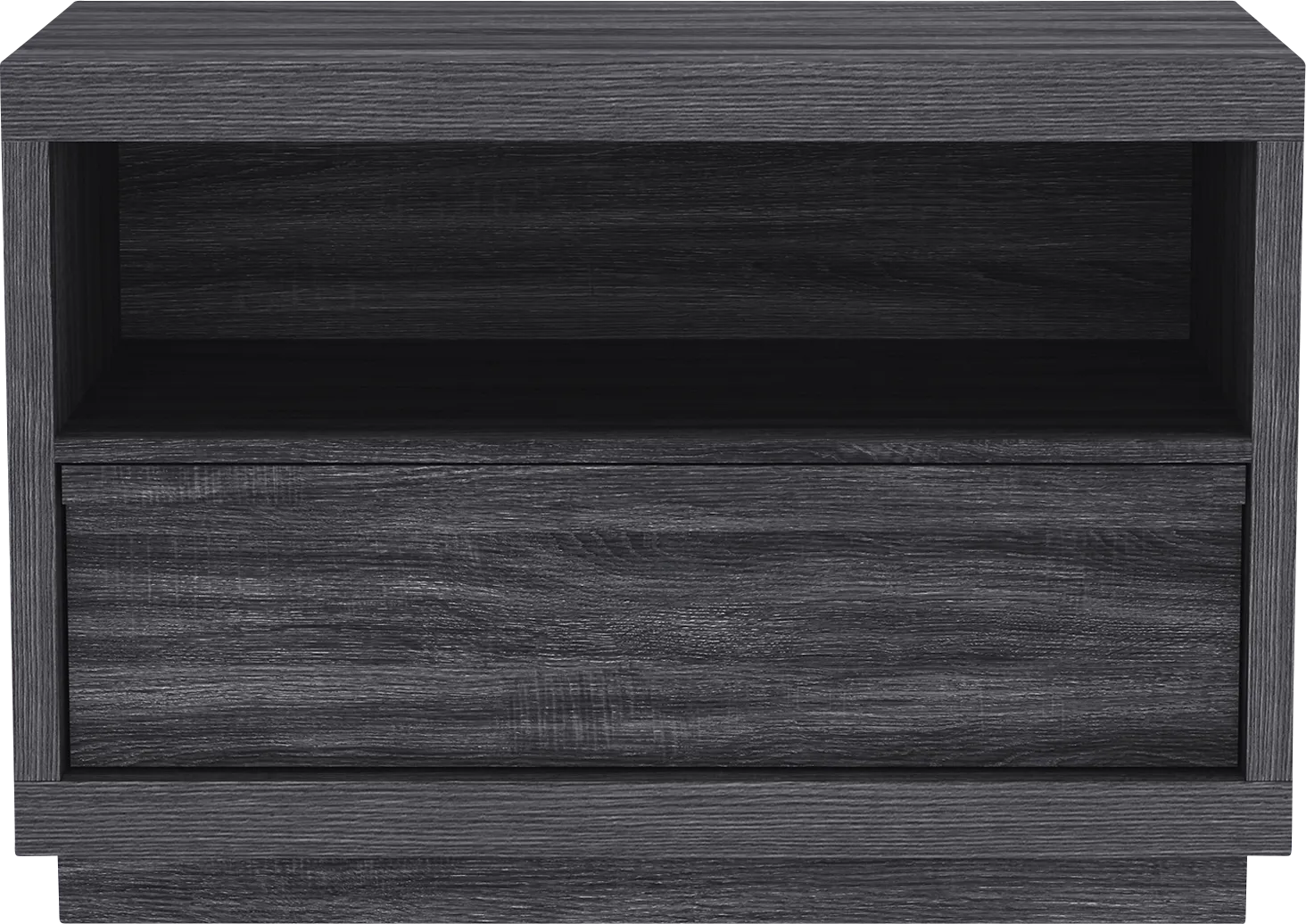 Elda II Charcoal Nightstand - Thumbnail - Image 1