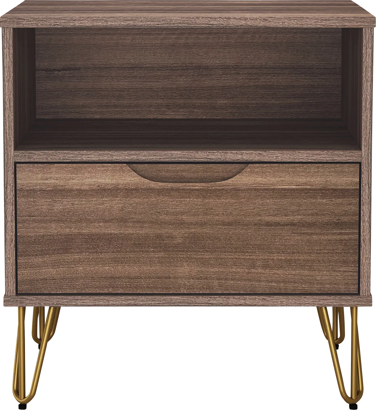 Daylo I Brown Nightstand - Image 1