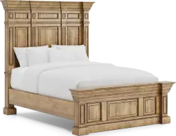3 pc queen panel bed