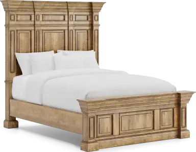 3 pc queen panel bed