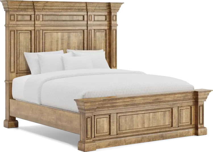 3 pc king panel bed
