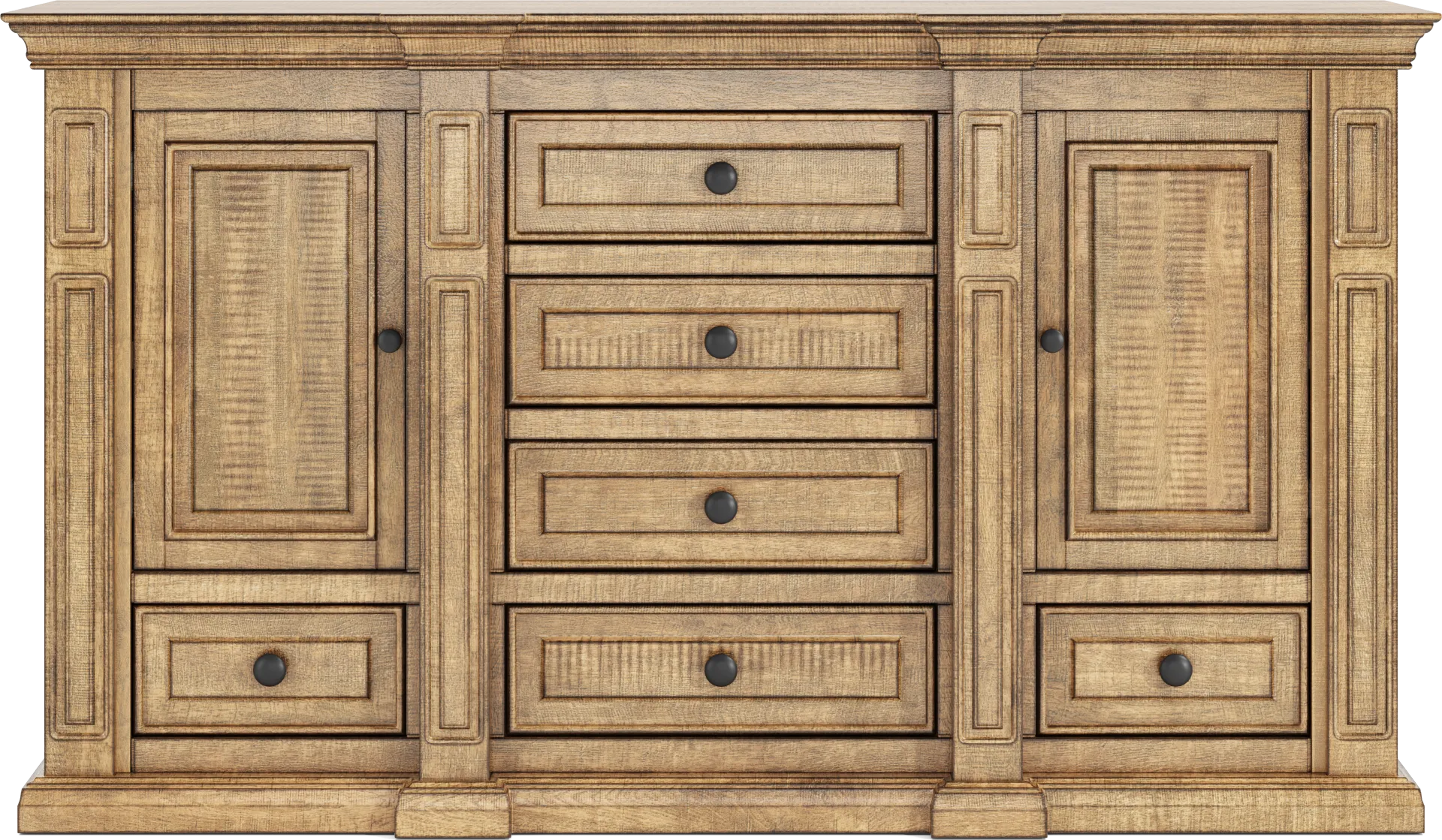 Briar Hill Natural 7 Pc Queen Panel Bedroom - Image 7