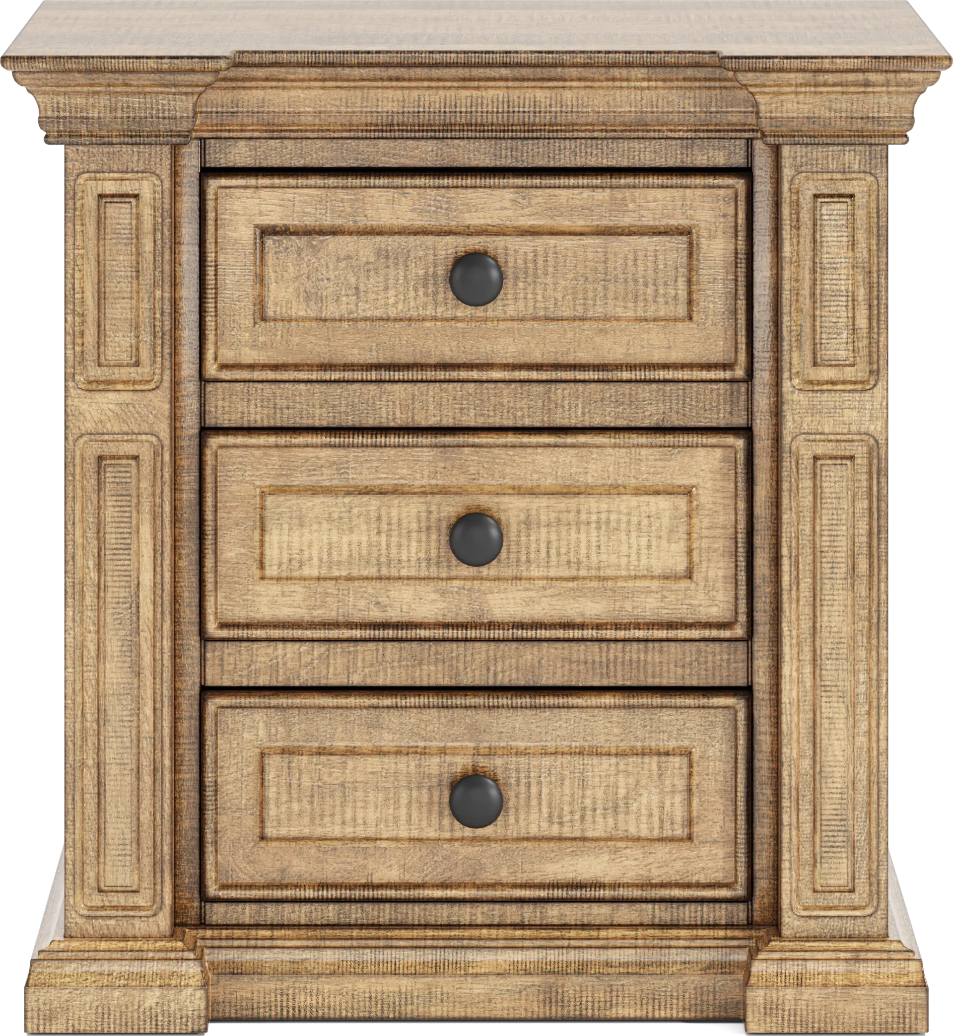Briar Hill Natural 7 Pc Queen Panel Bedroom - Image 14