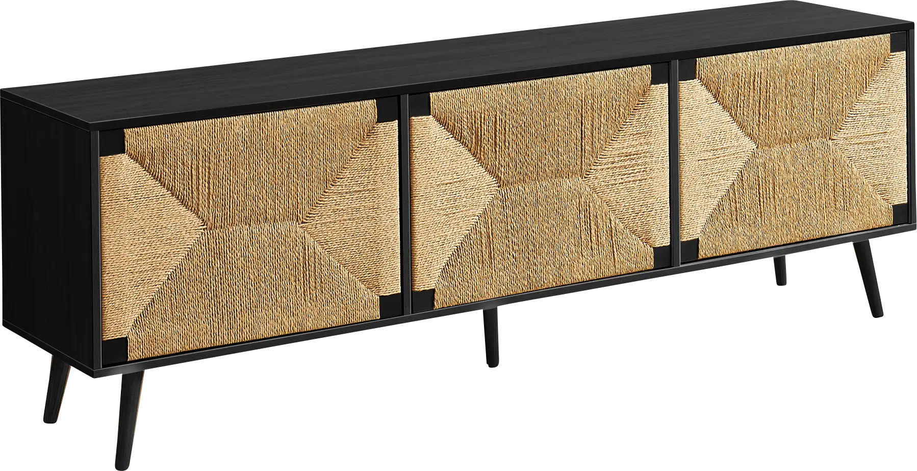 Tyndall Black 72 in. Console