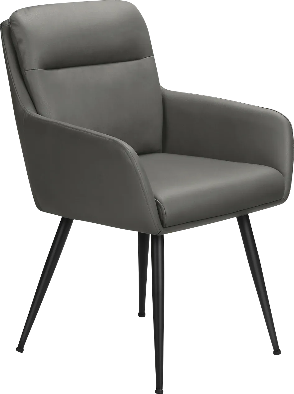 Ahia Gray Side Chair, Set of 2 - Thumbnail - Image 1