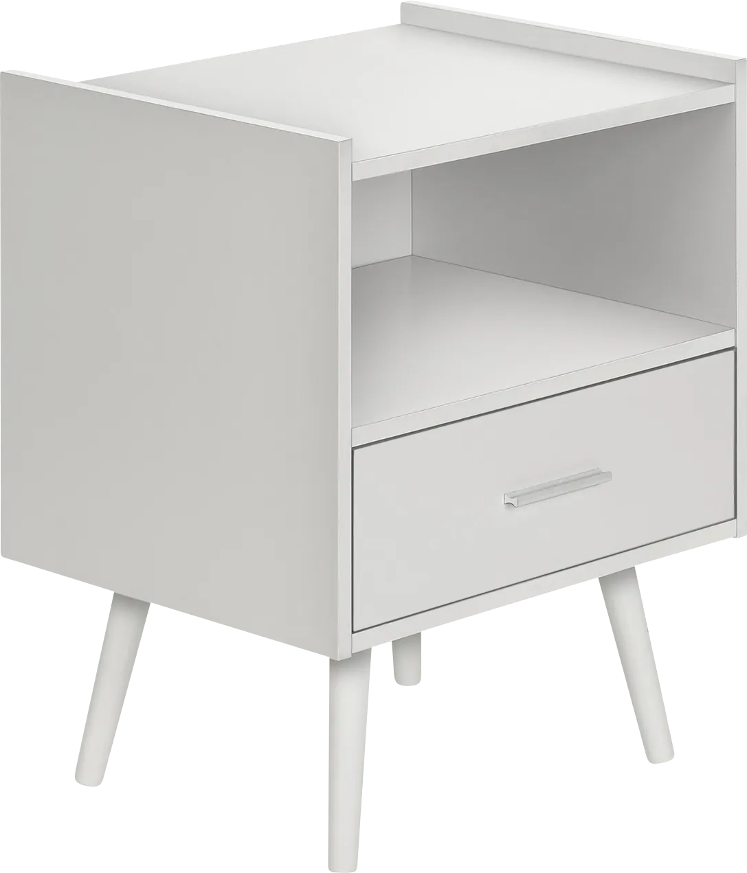 Alfaro White End Table - Thumbnail - Image 1