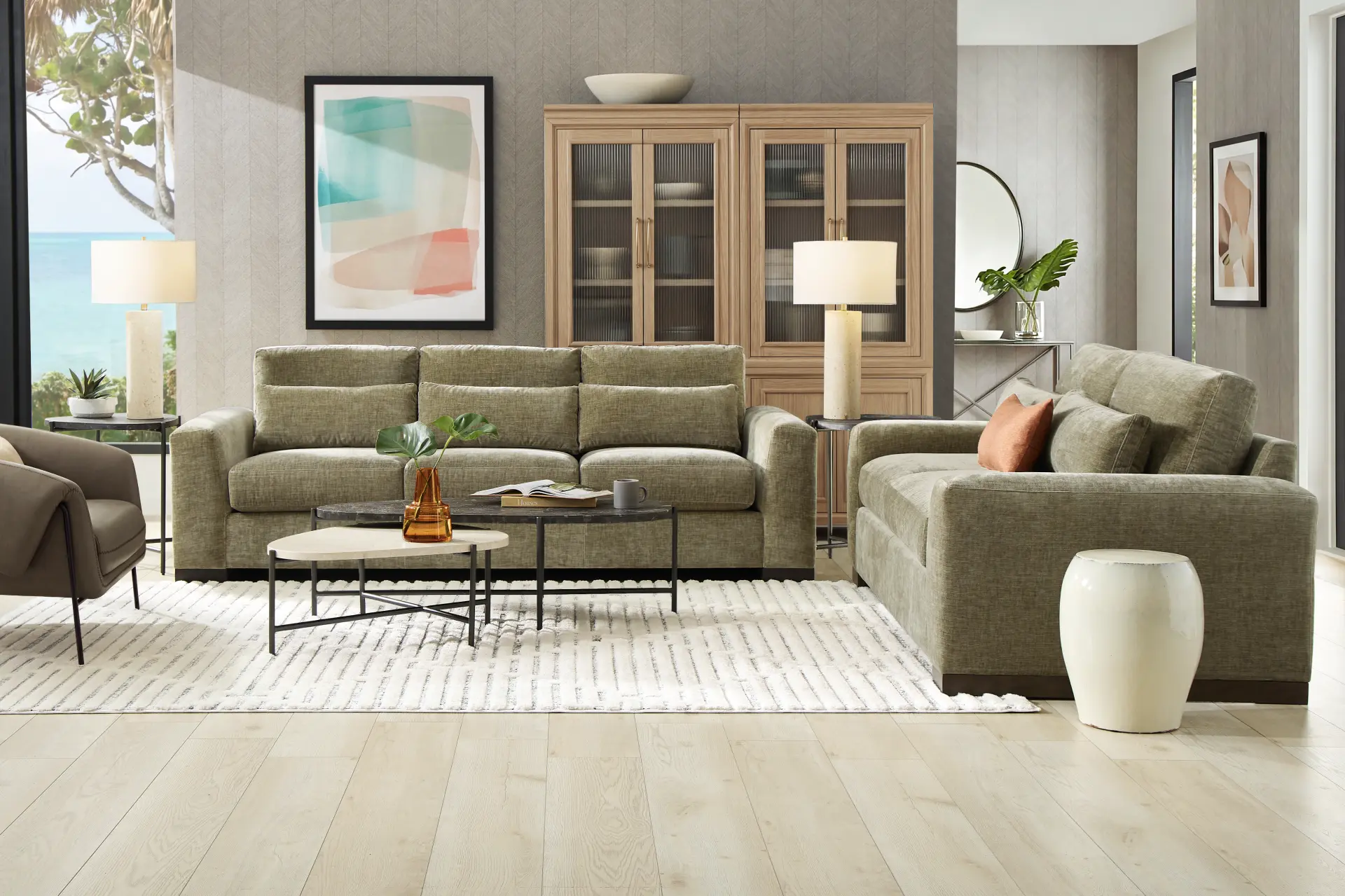 Salinas Pine 2 Pc Living Room