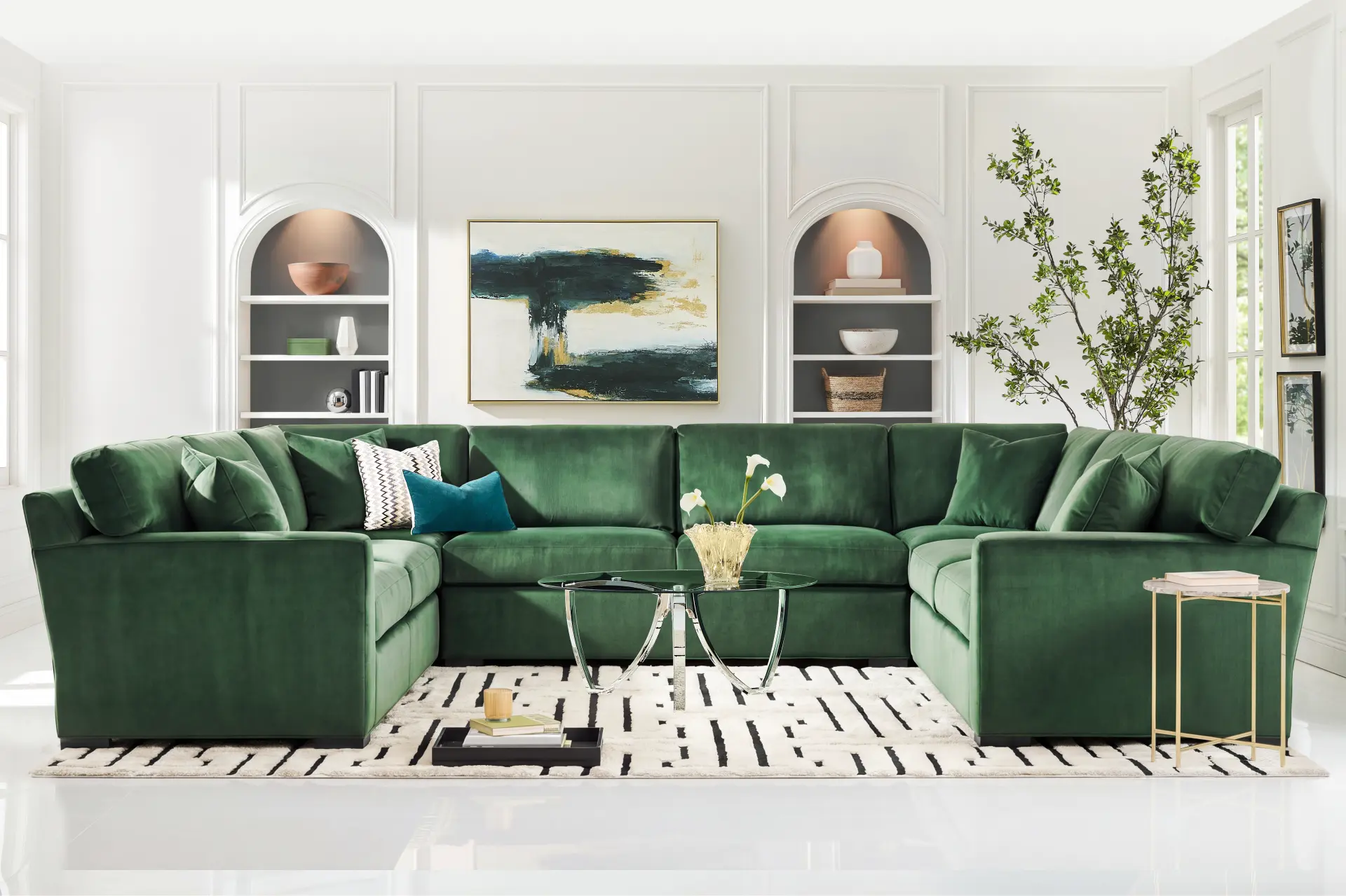 Harmonie Emerald 3 Pc Sectional