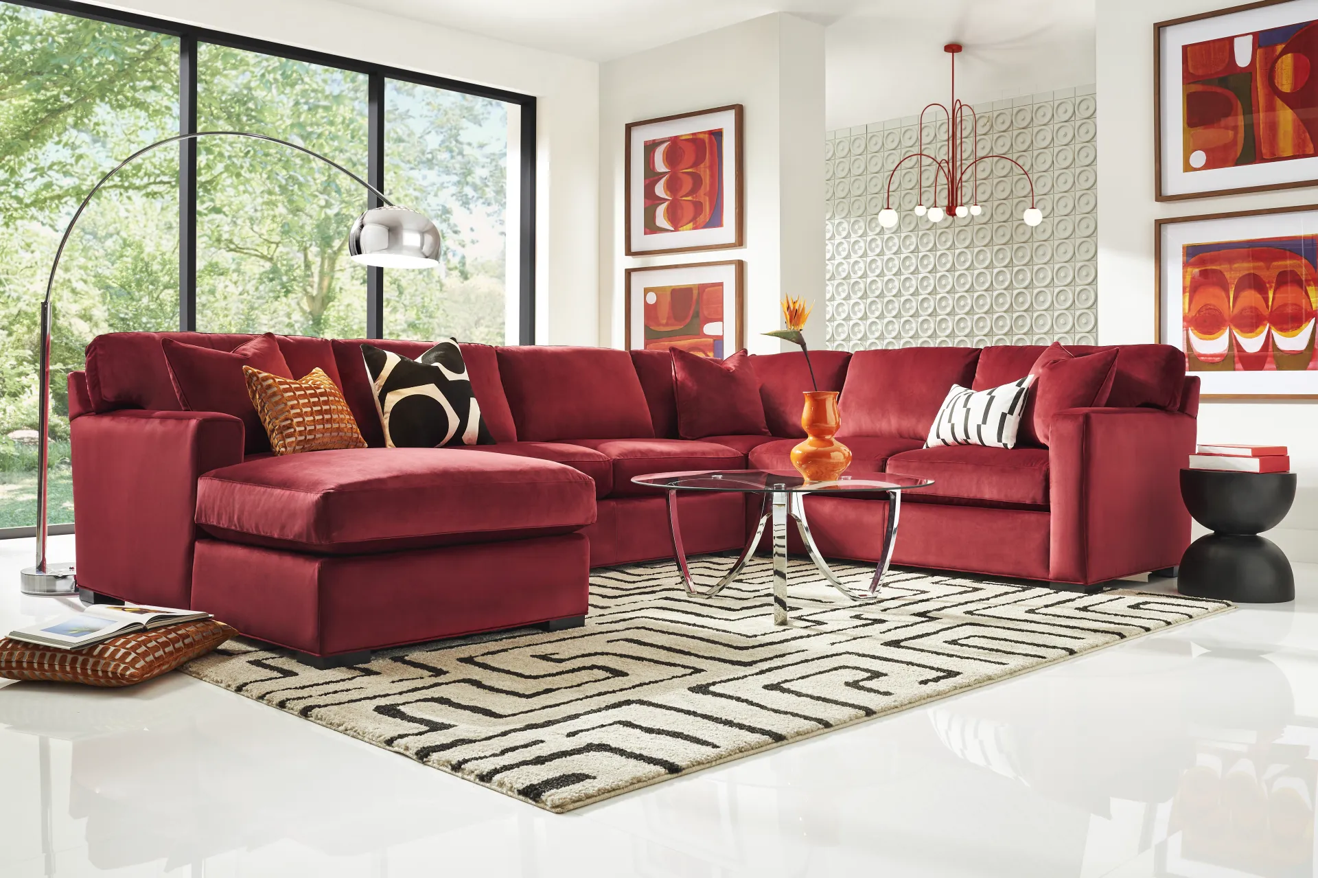 Harmonie Ruby 3 Pc Sectional - Image 2