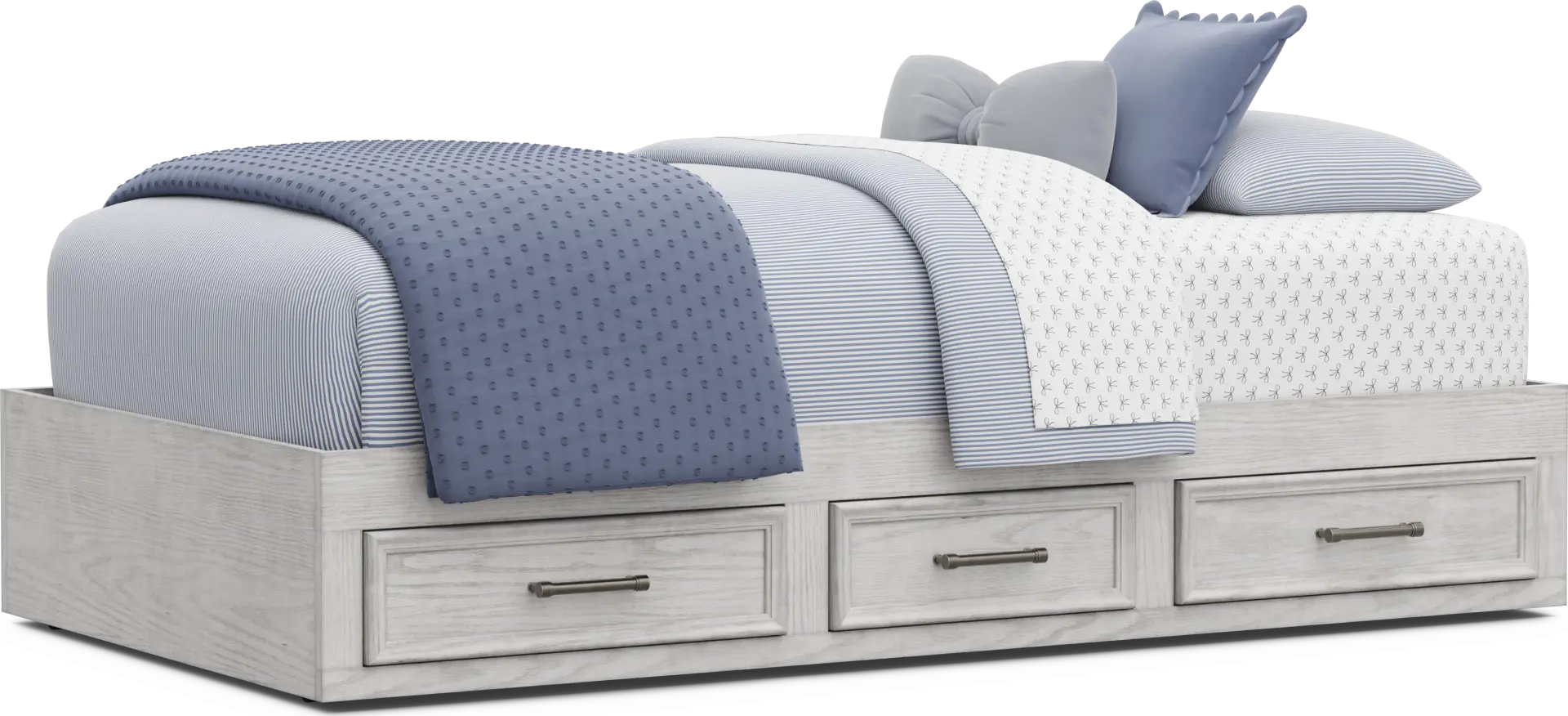 Kids Canyon Lake 2.0 Ash Gray Twin Platform Bed