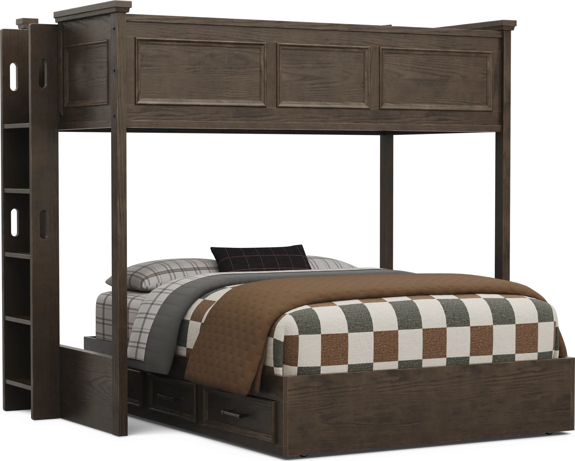 Kids Canyon Lake 2.0 Java Twin/Full Bunk Bed
