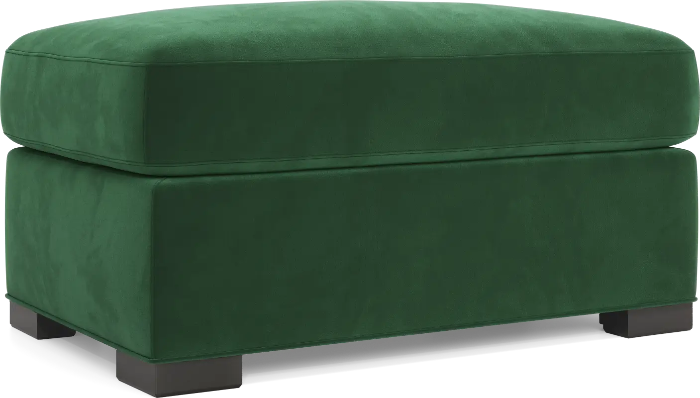 Harmonie Emerald Ottoman