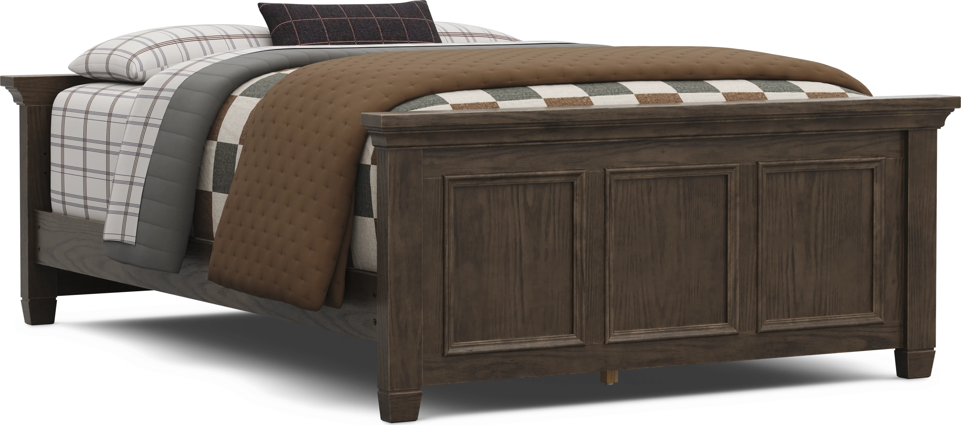 Kids Canyon Lake 2.0 Java Full Low Profile Bed - Image 1