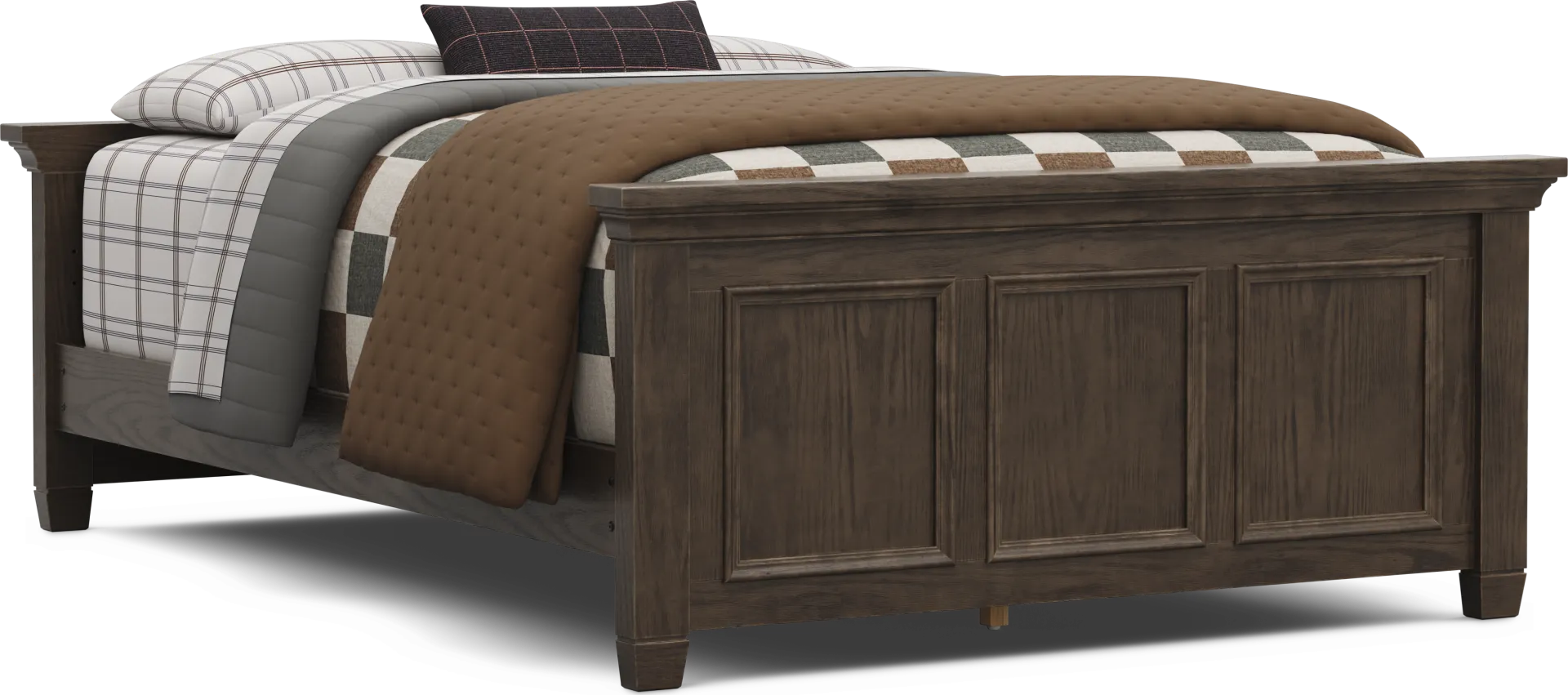 Kids Canyon Lake 2.0 Java Full Low Profile Bed - Image 1