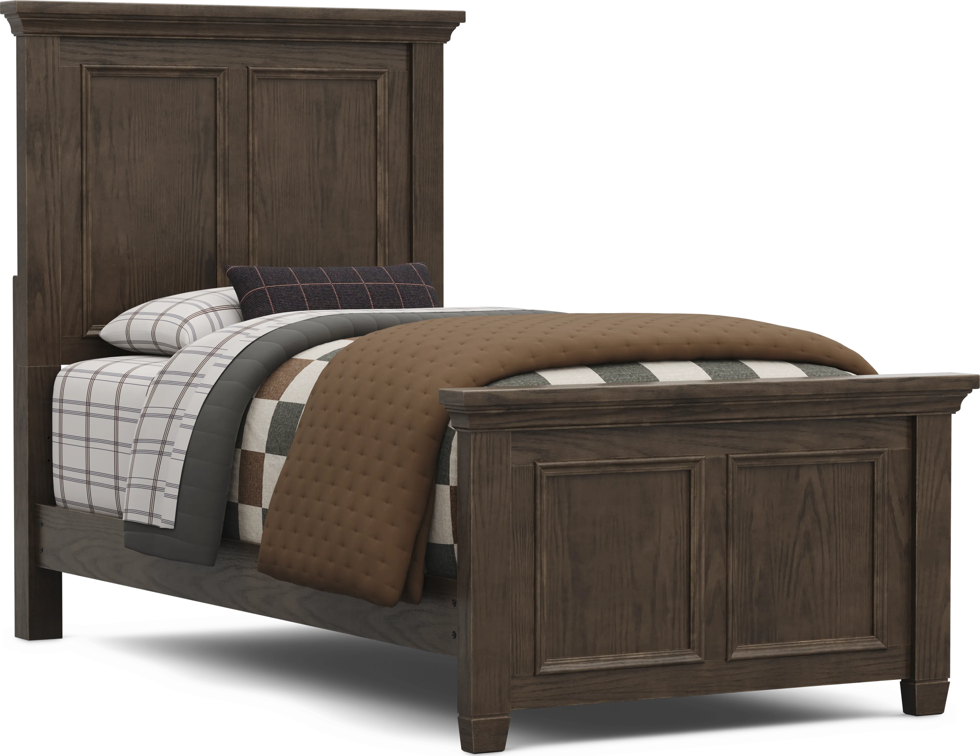 Kids Canyon Lake 2.0 Java Twin Panel Bedroom - Thumbnail - Image 2