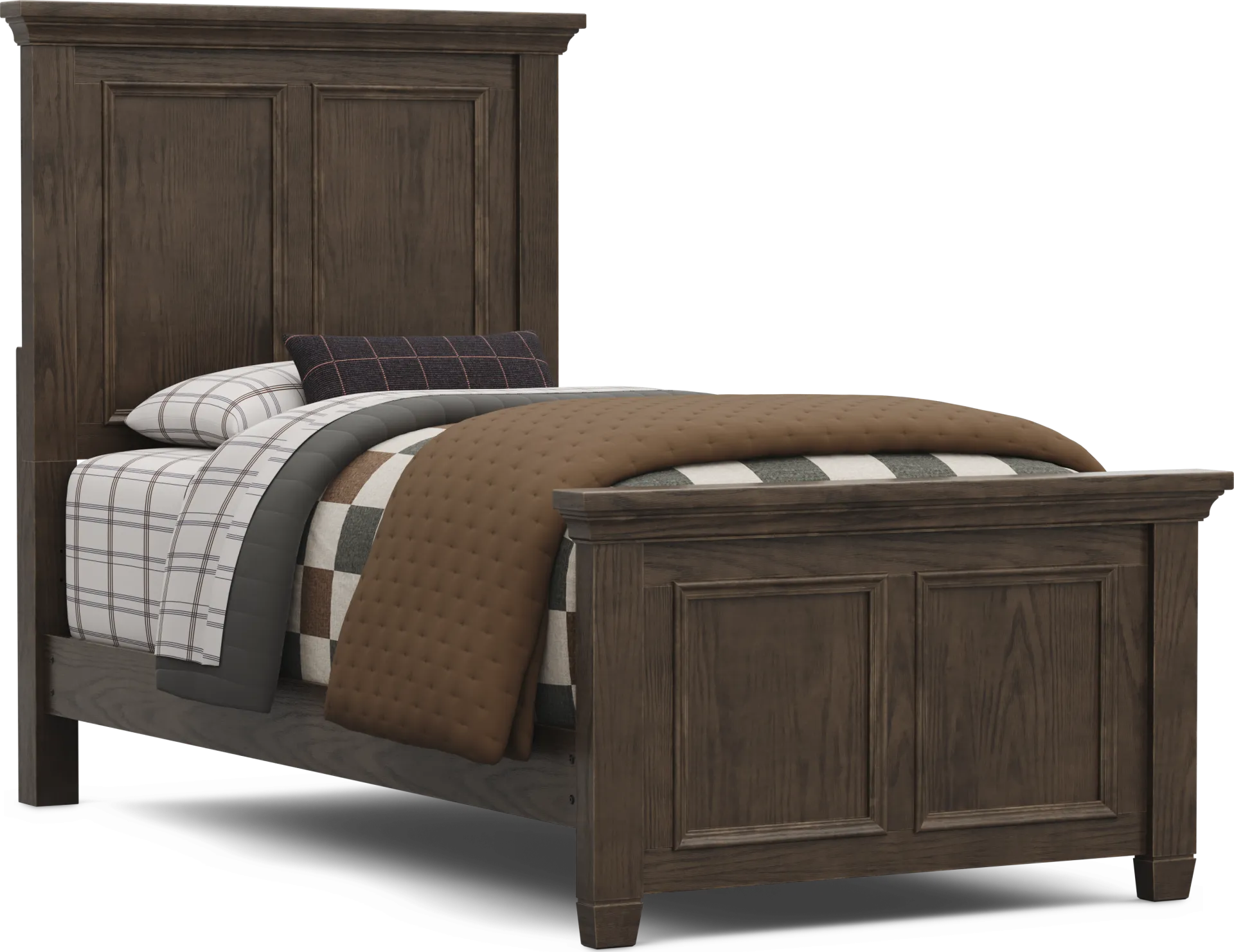 Kids Canyon Lake 2.0 Java Twin Panel Bedroom - Image 2