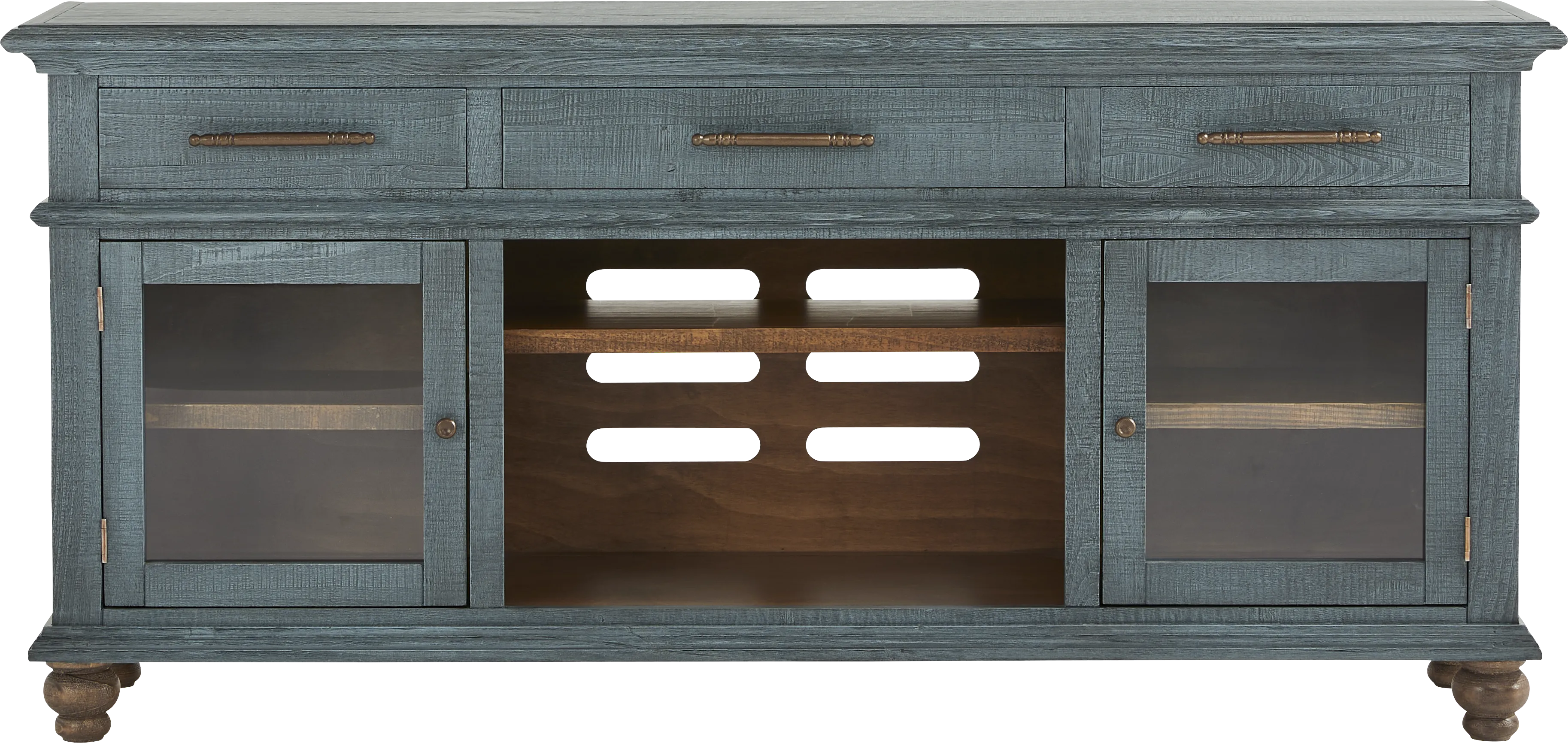 Elmstead Blue 72 in. Credenza - Thumbnail - Image 1
