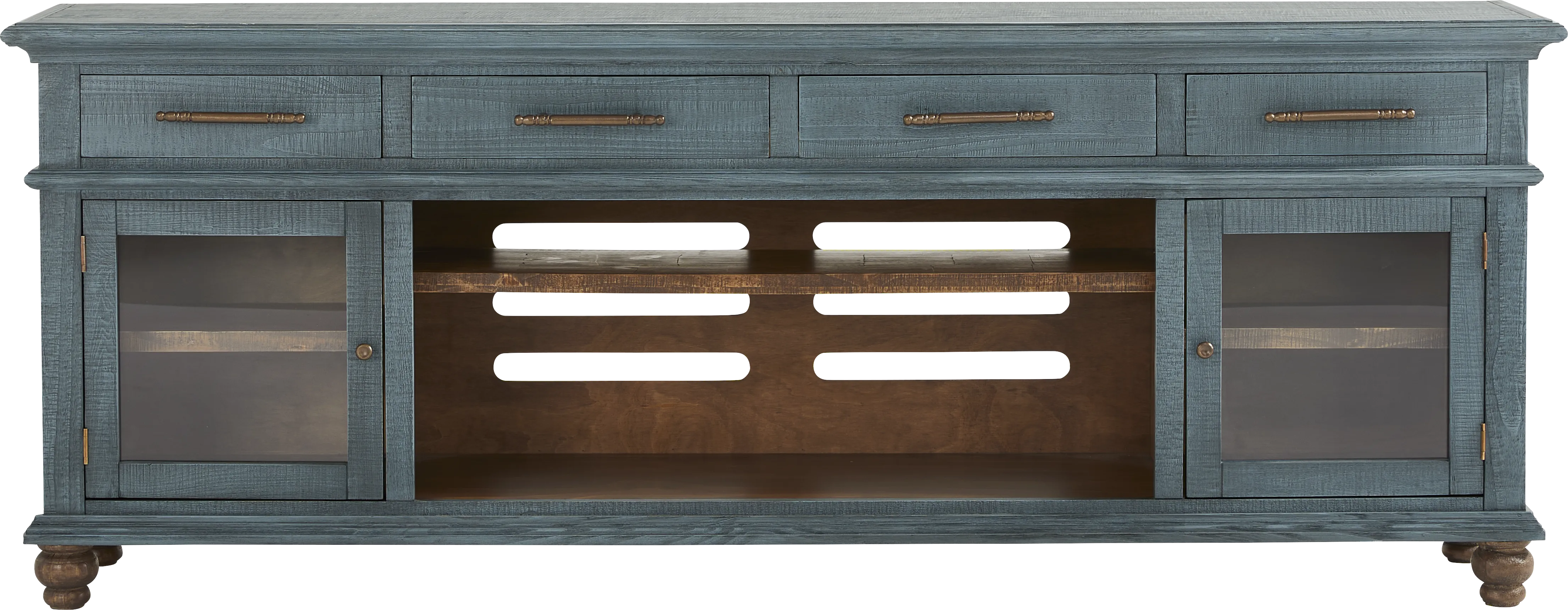 Elmstead Blue 88 in. Credenza - Thumbnail - Image 1