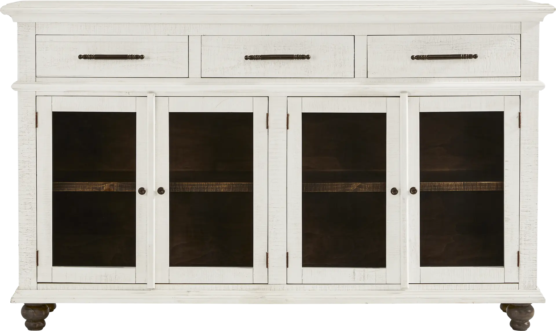 Elmstead White 70 in. Credenza