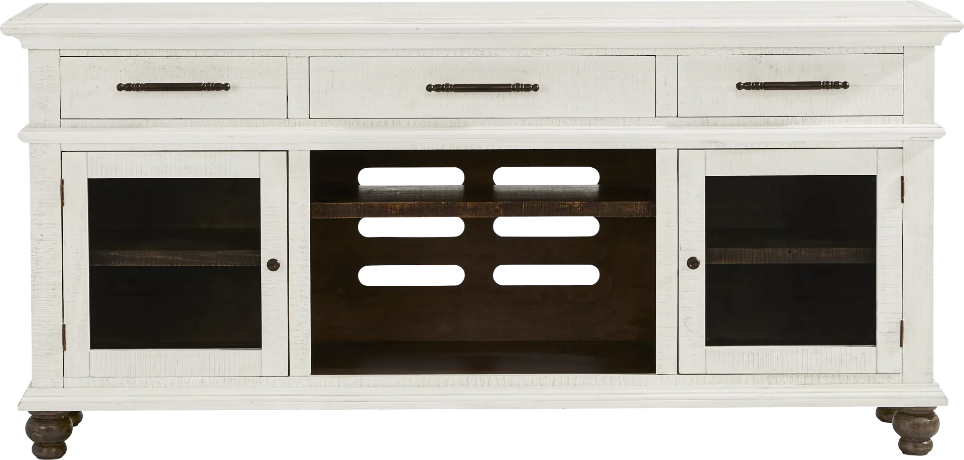 Elmstead White 72 in. Credenza