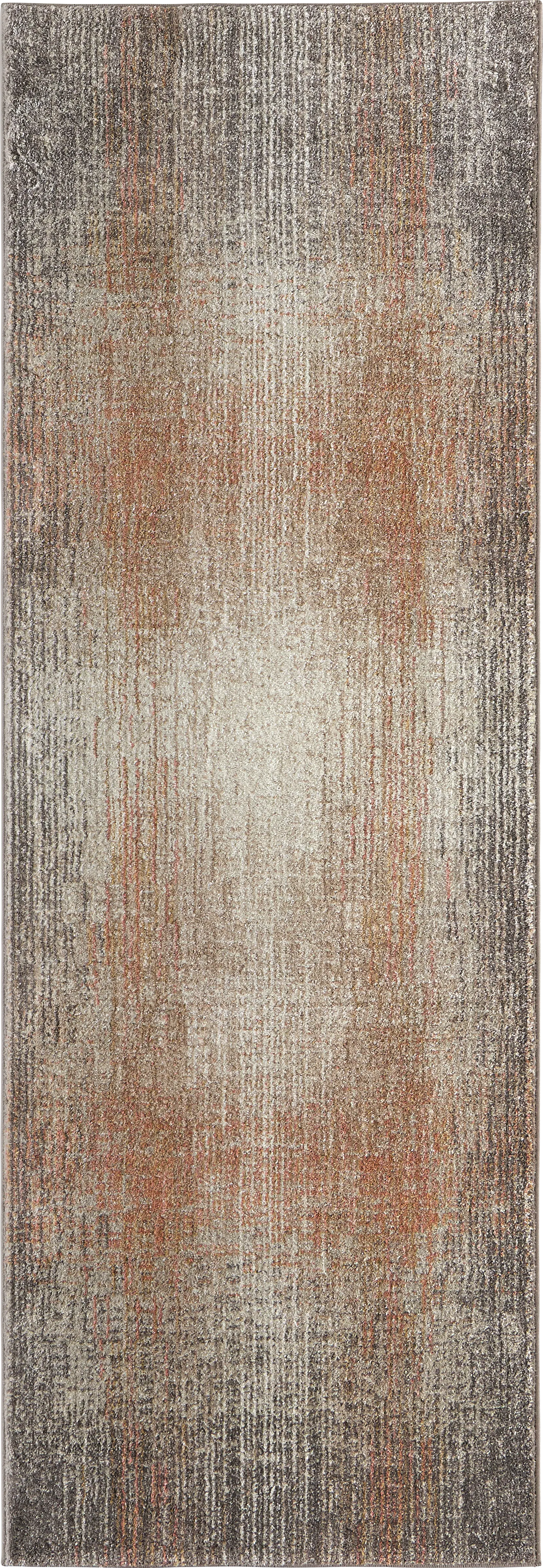 Padalea Taupe 2'6 x 7'3 Runner Rug