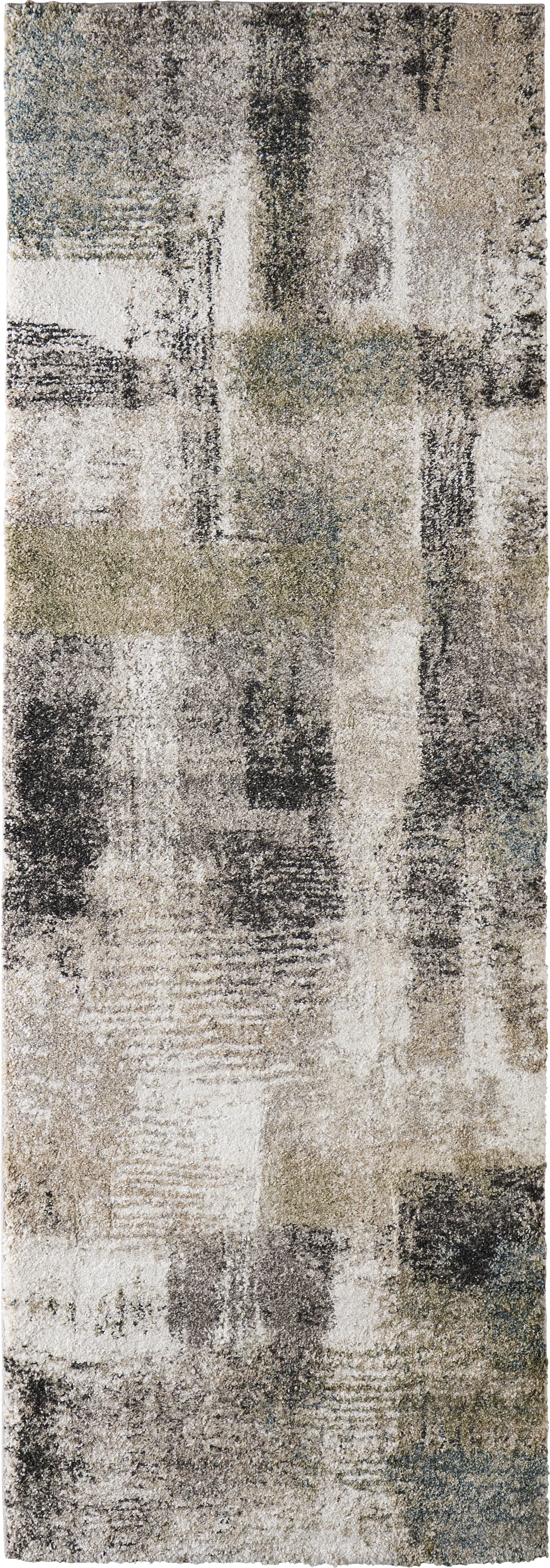 Kalais Gray 2'6 x 7'3 Runner Rug - Image 1