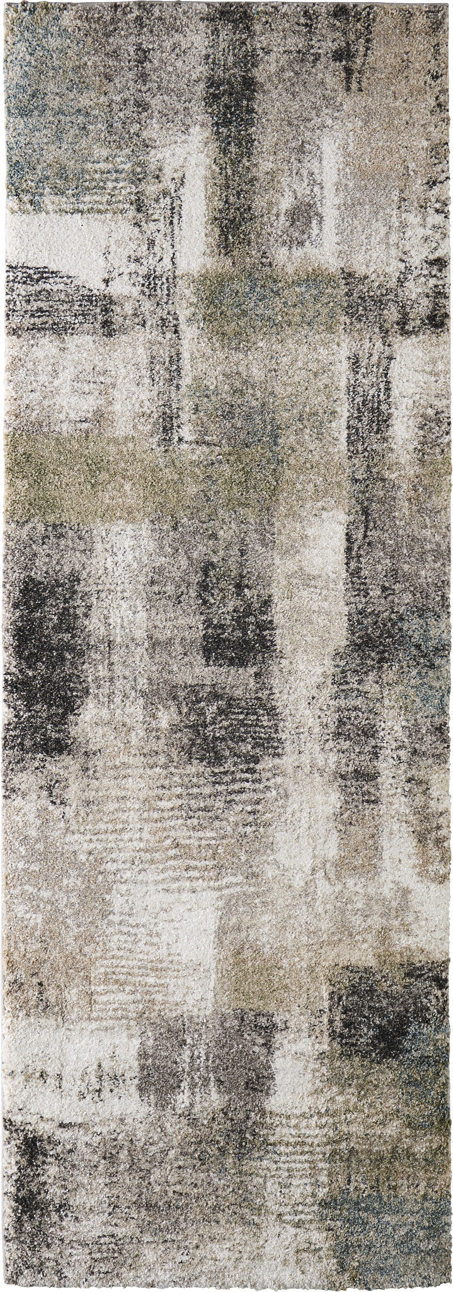 Kalais Gray 2'6 x 7'3 Runner Rug - Image 1