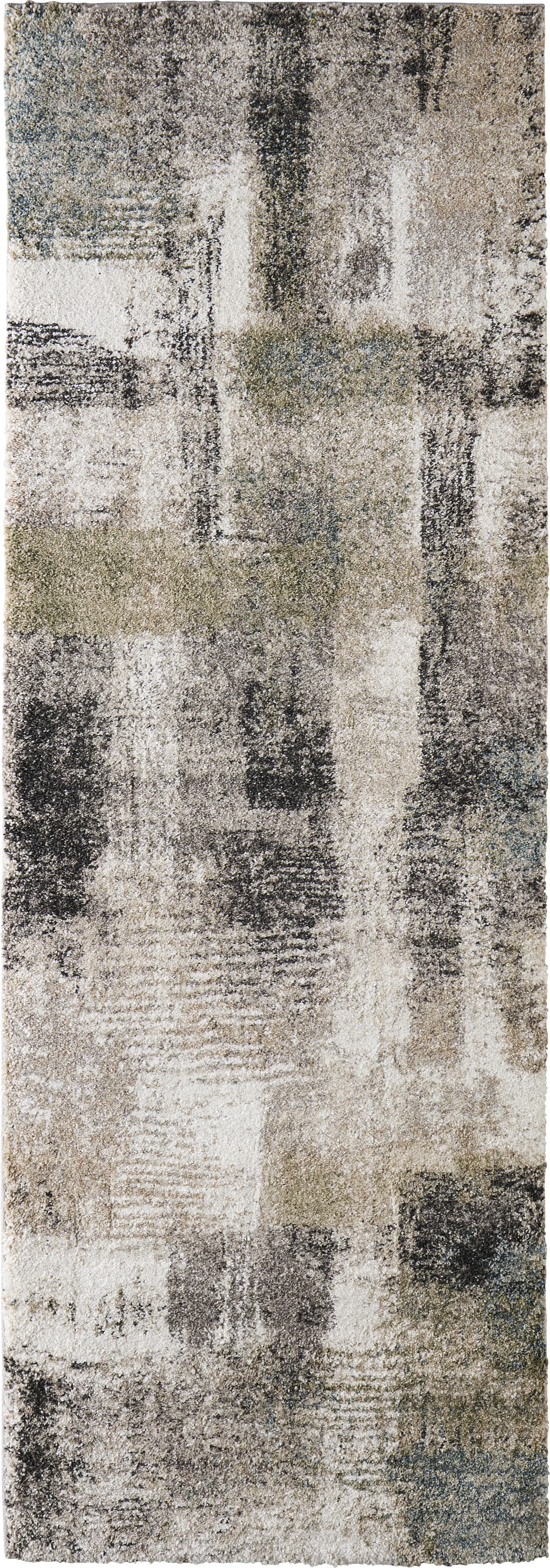 Kalais Gray 2'6 x 7'3 Runner Rug