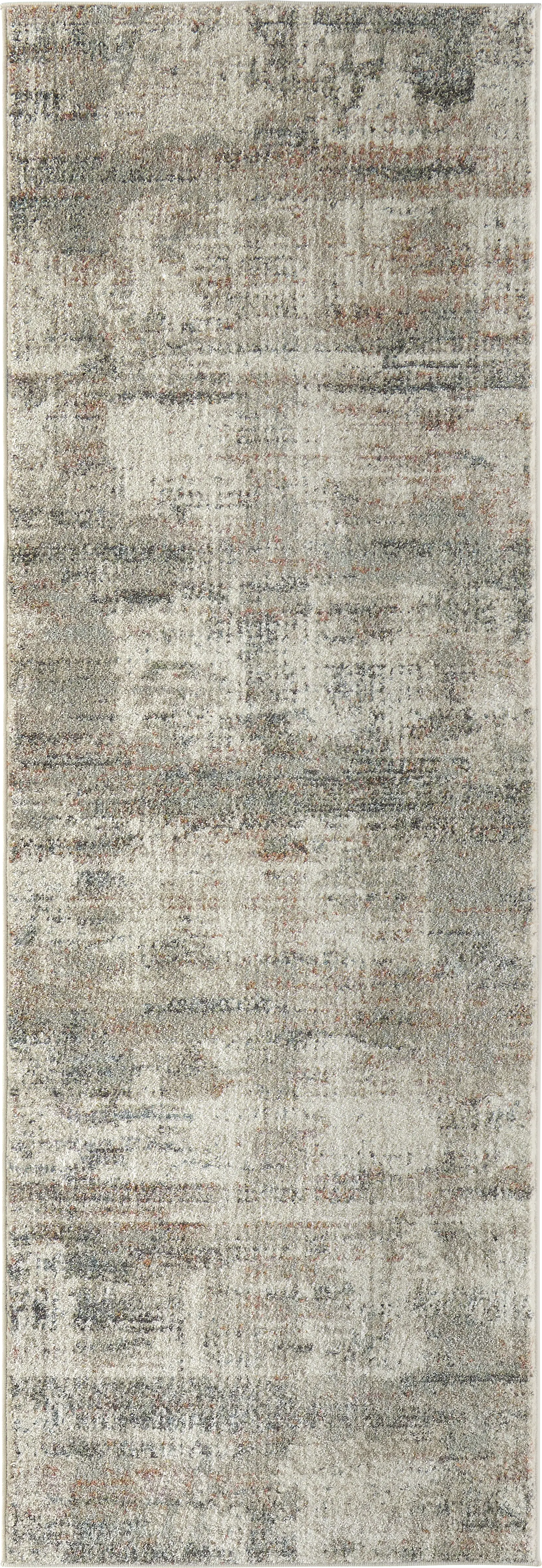 Owlatra Ivory/Multi 2'6 x 7'3 Runner Rug - Image 1
