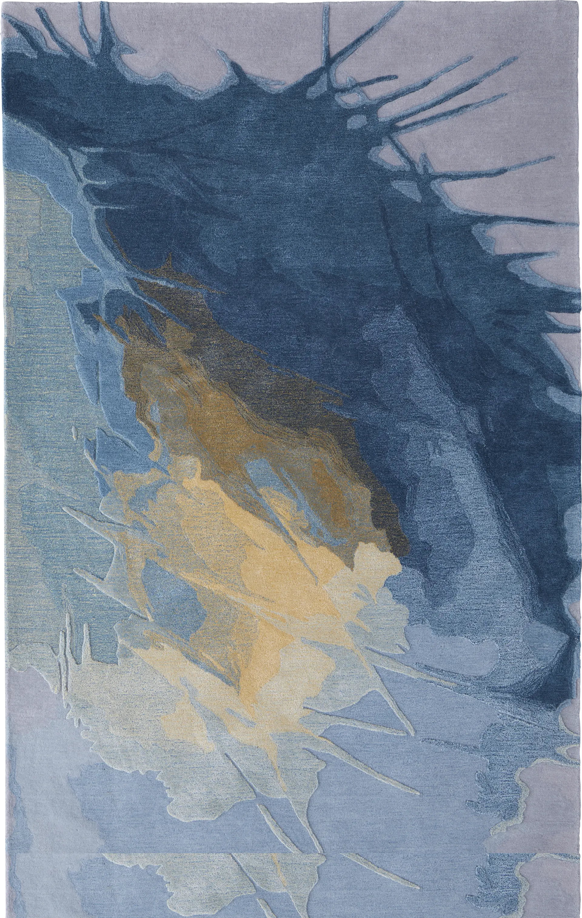 Ixtabi Blue/Gold 8' x 10' Rug