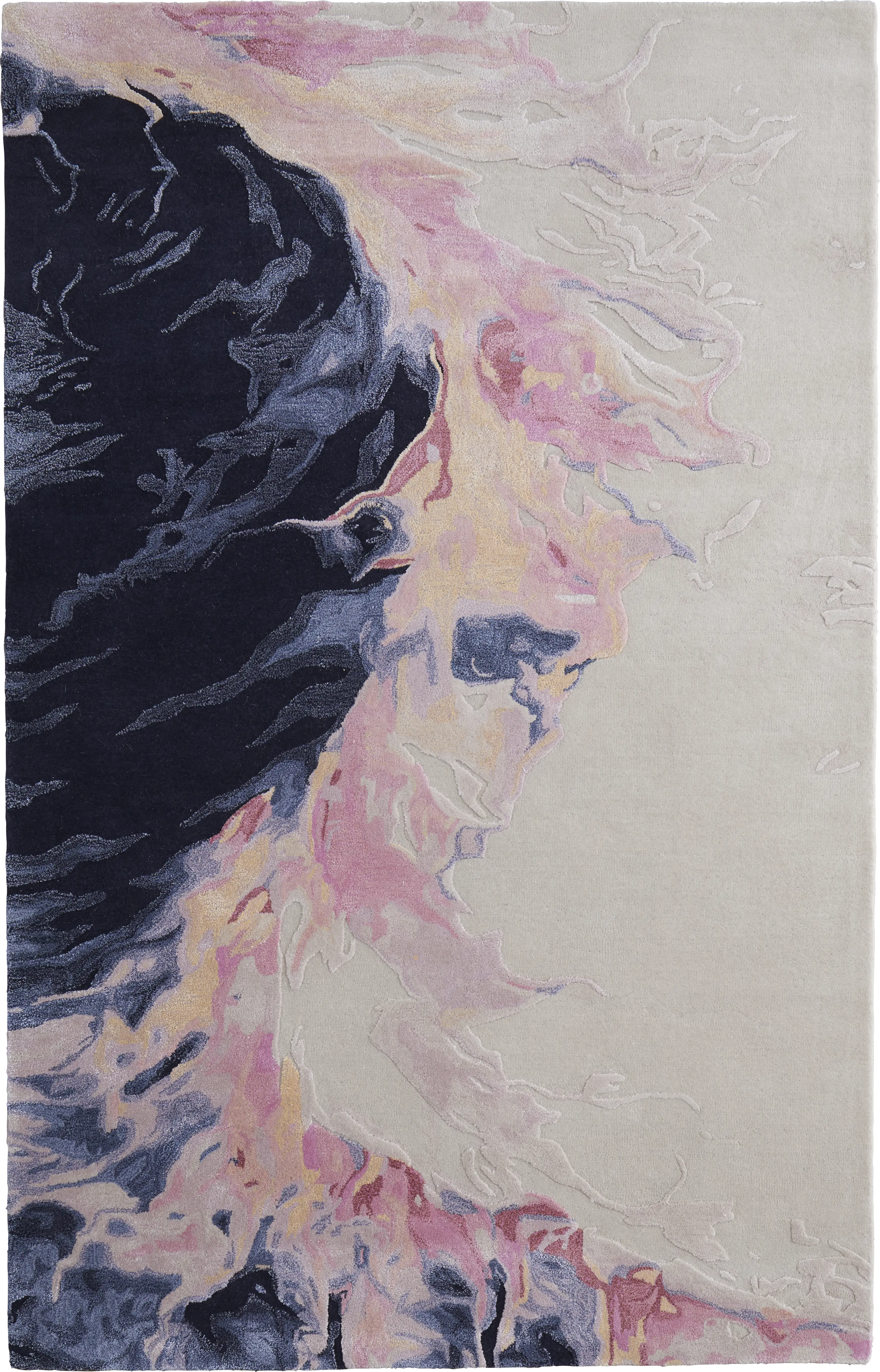 Cualli Pink/Blue 8' x 10' Rug - Thumbnail - Image 1