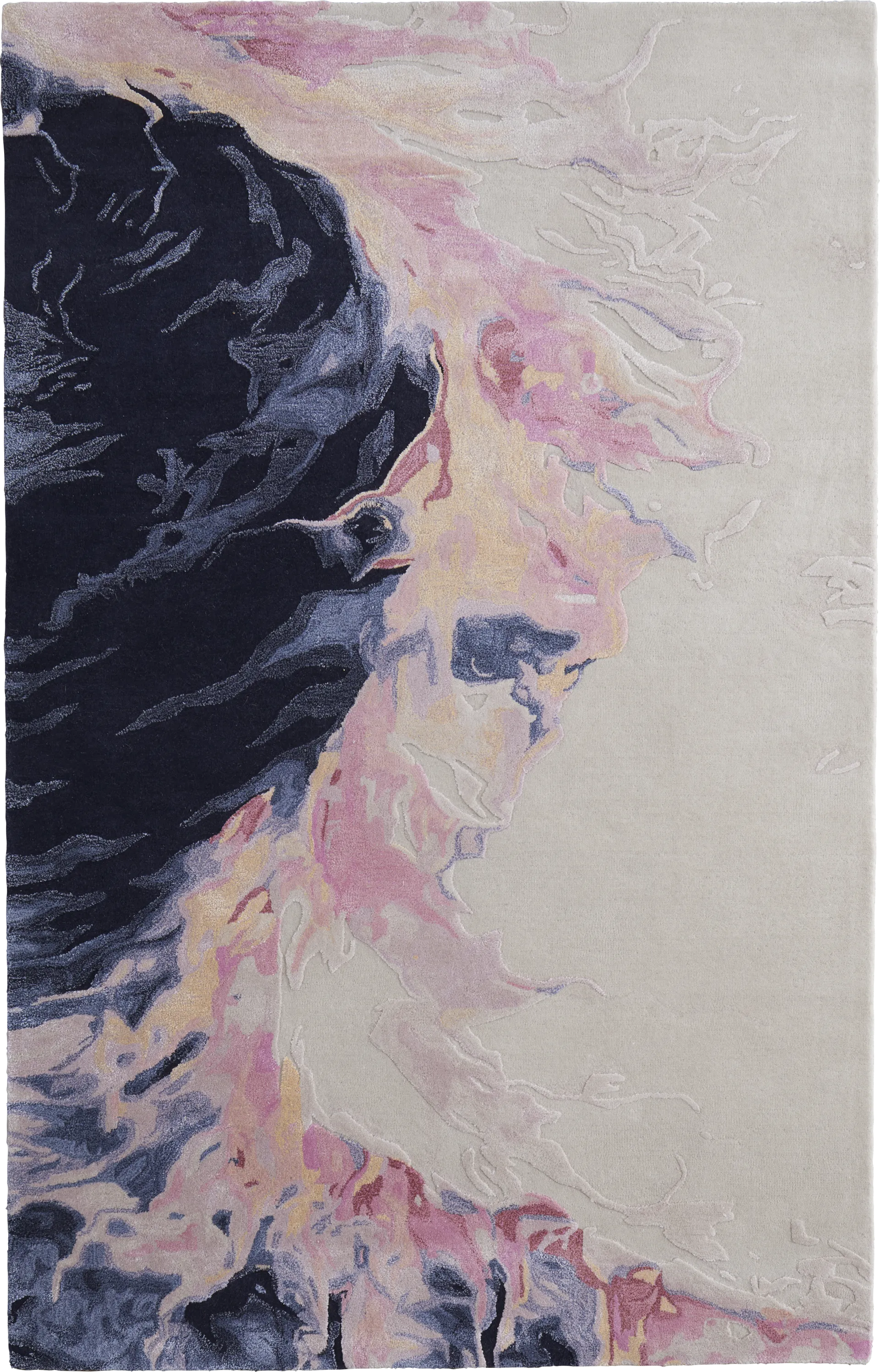 Cualli Pink/Blue 8' x 10' Rug - Image 1