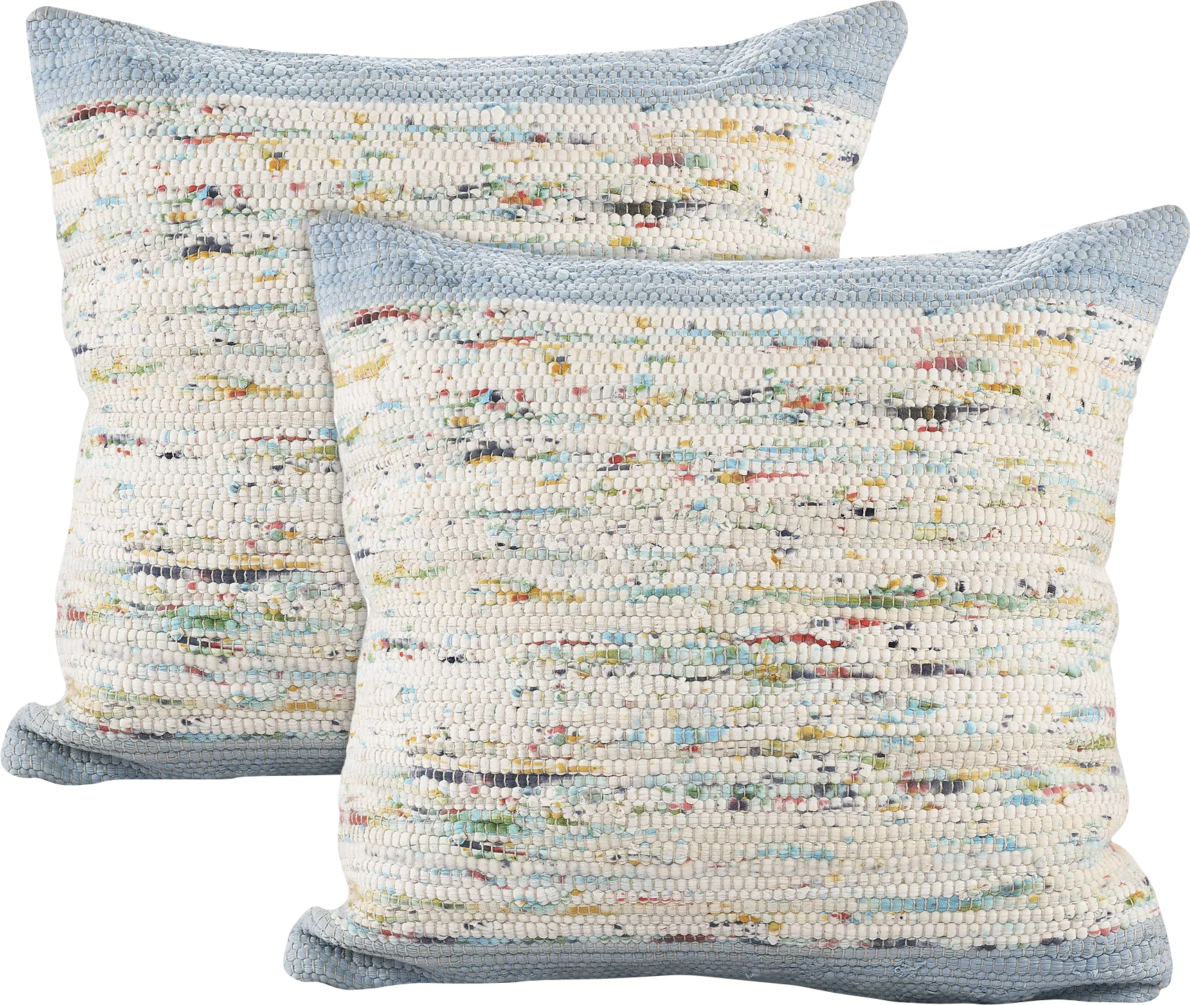 Aquara Blue Accent Pillow, Set of 2 - Thumbnail - Image 1