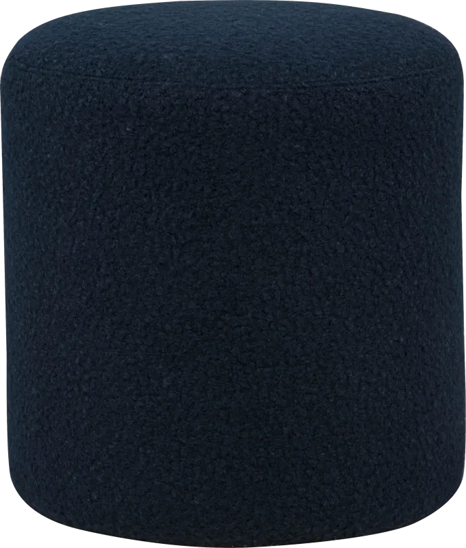 Wells Navy Ottoman