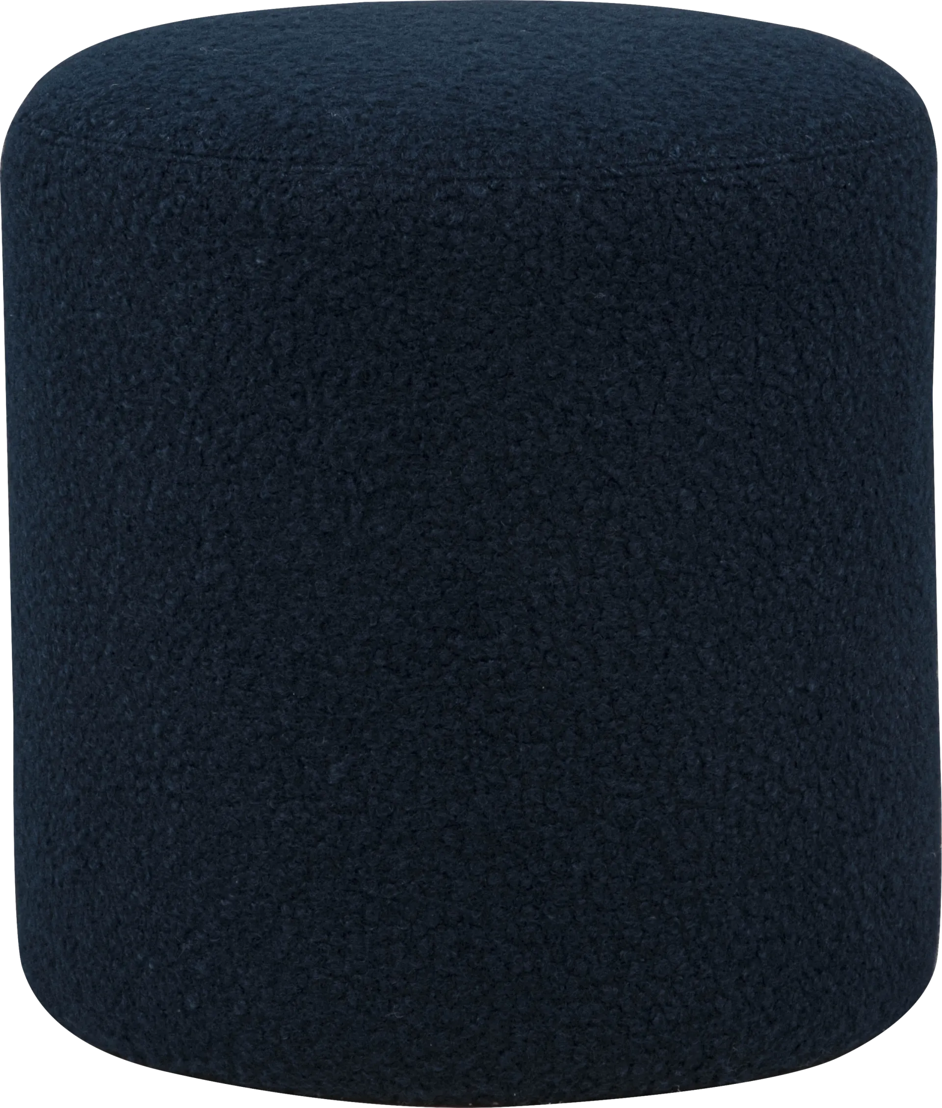 Wells Navy Ottoman - Image 1