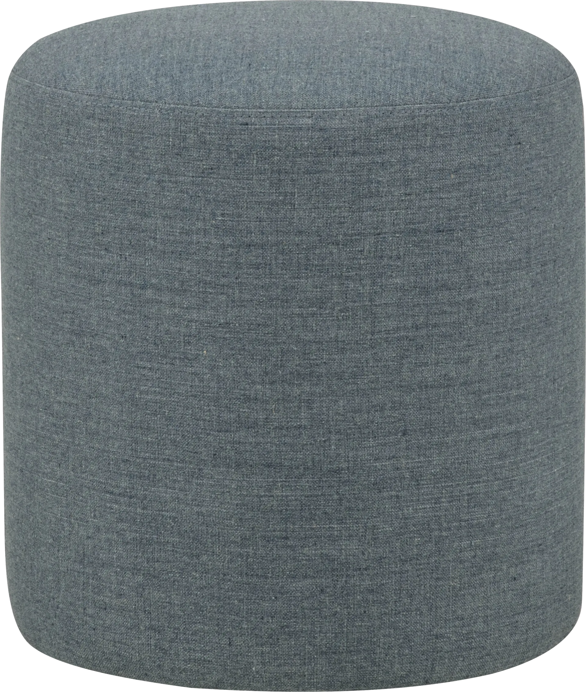Wells Light Blue Ottoman - Image 1