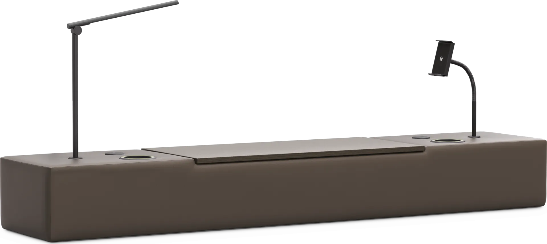 Kids Sierra Summit Brown Oak Tech Console - Image 1