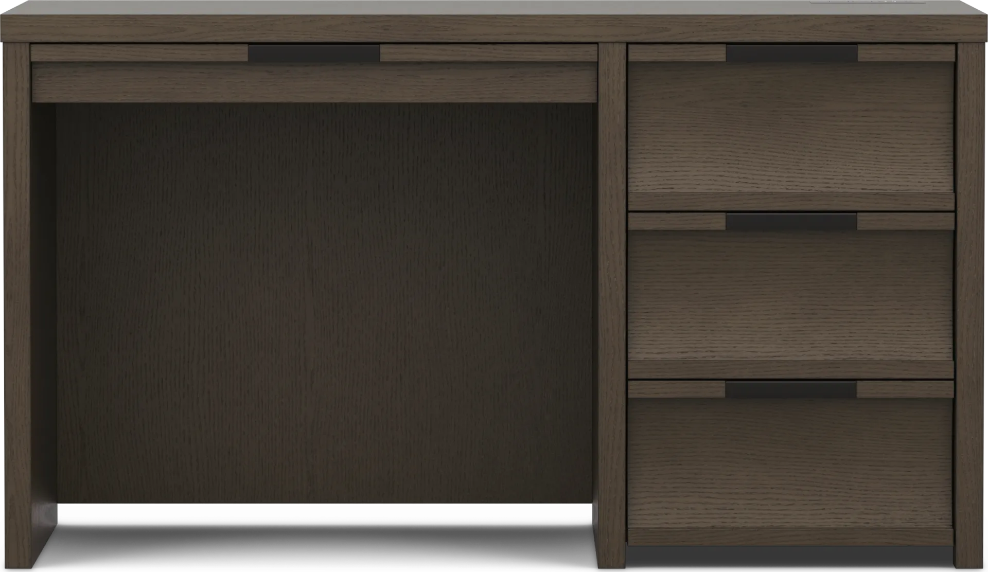 Kids Sierra Summit Brown Oak Desk - Image 1