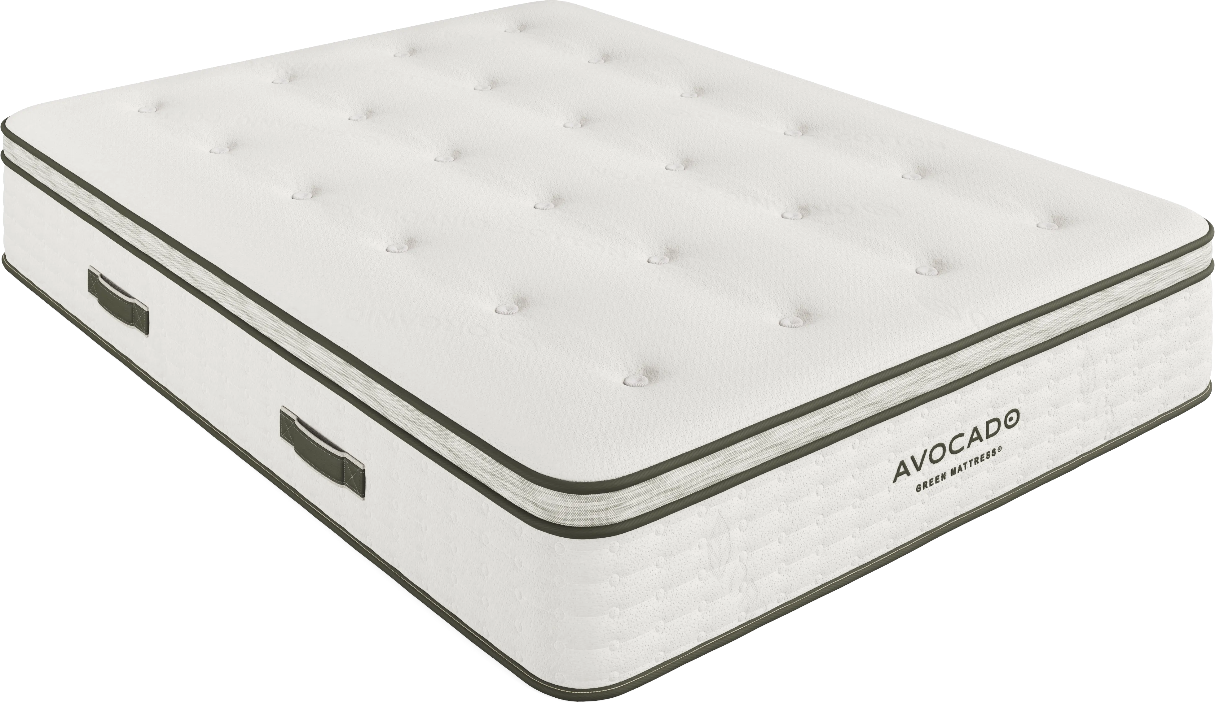 Avocado Green Pillow Top Queen Mattress - Image 1