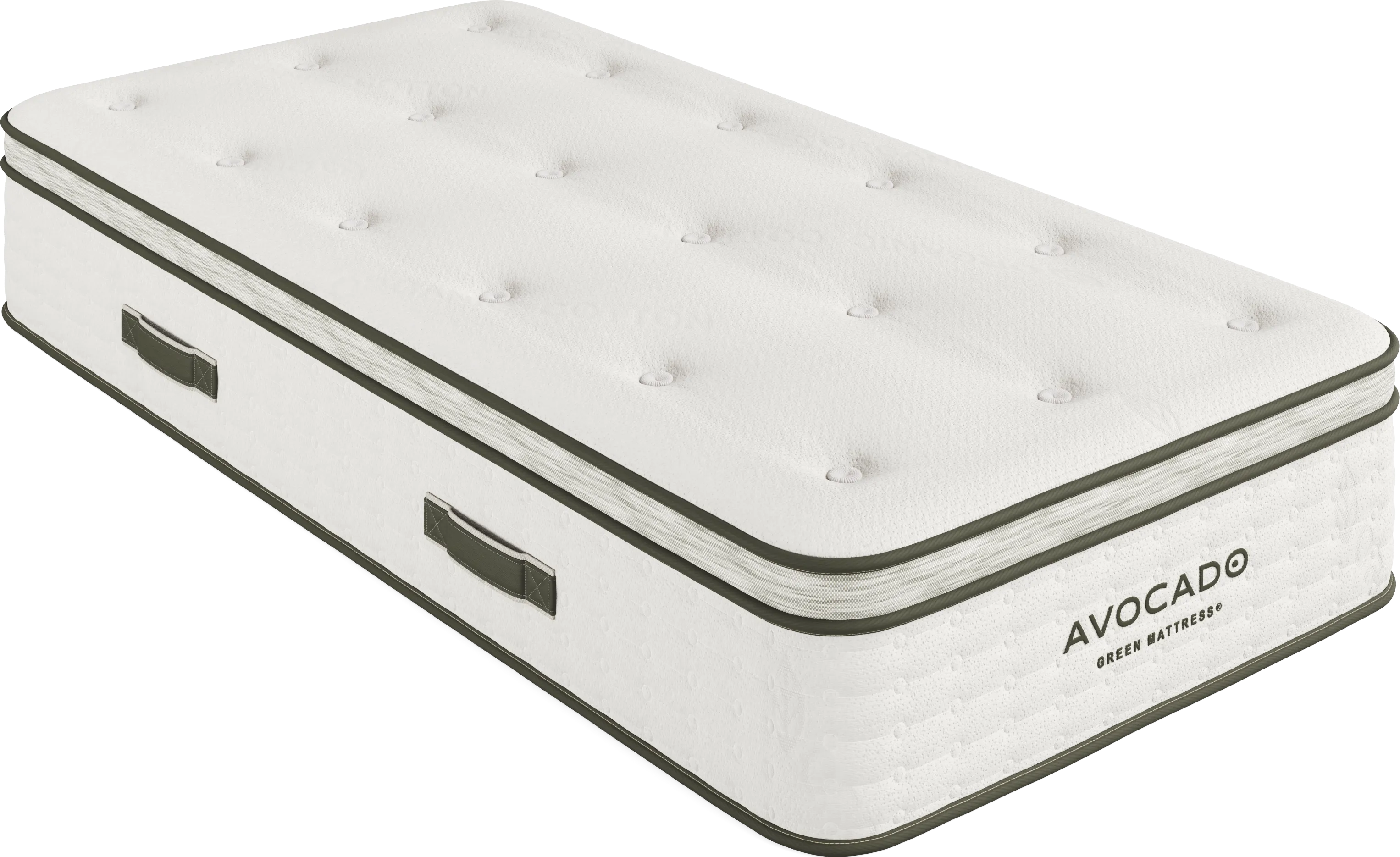 Avocado Green Euro Top Twin Mattress - Thumbnail - Image 1