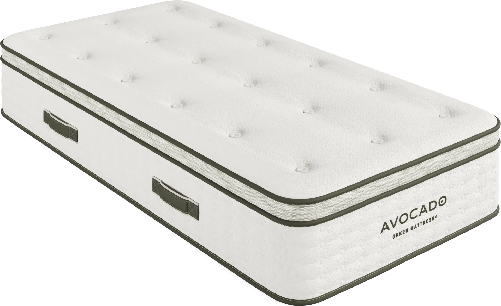Avocado Green Euro Top Twin Mattress - Image 1