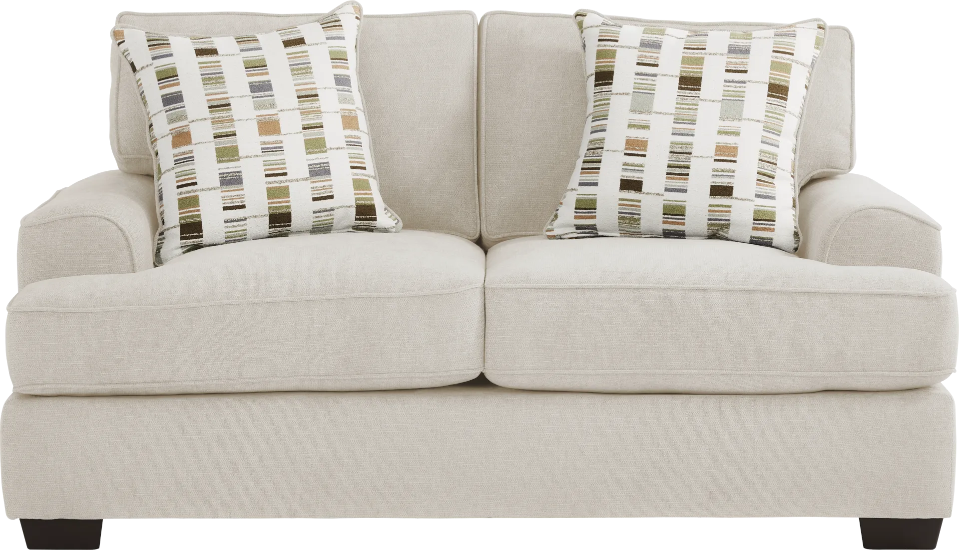 Wilkinson White Loveseat - Image 1