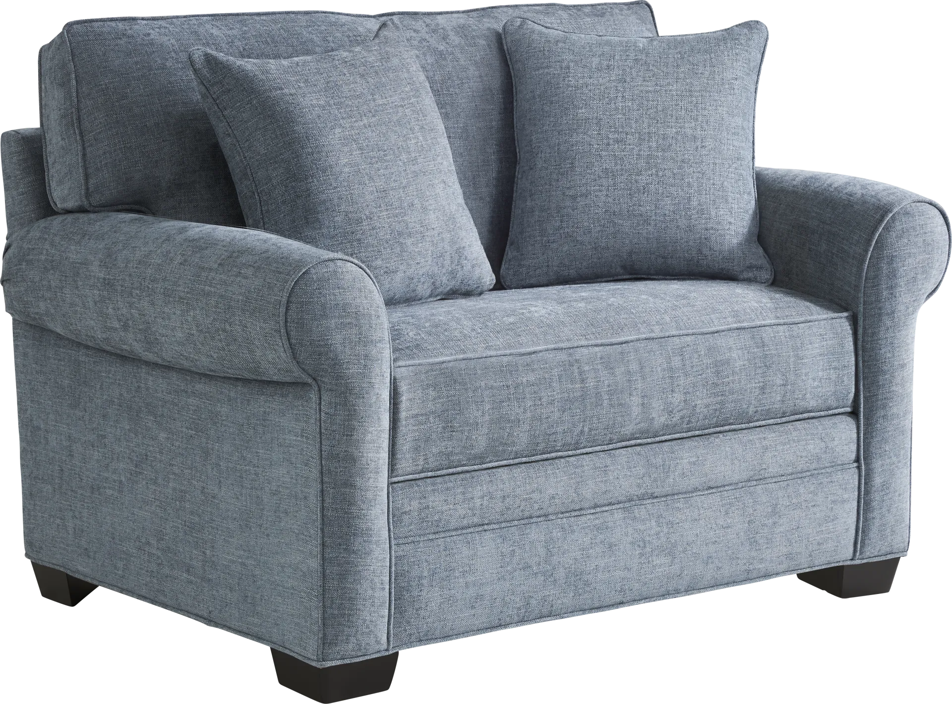 Bellingham Chambray Textured Chenille Gel Foam Sleeper Chair - Image 1