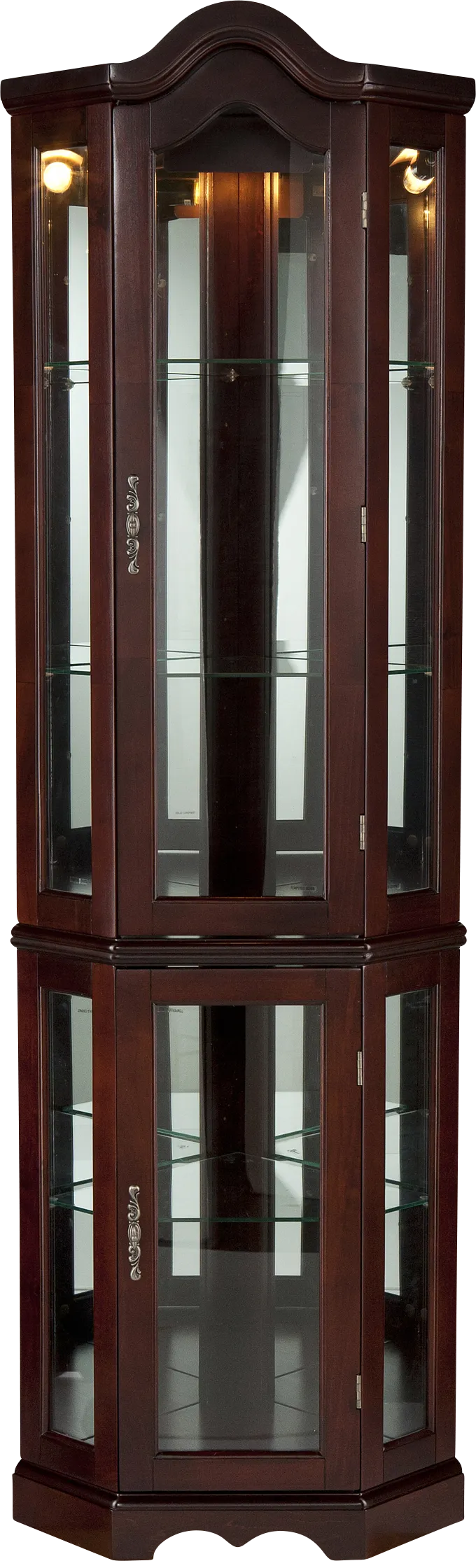 Lumside Mahograny Curio Cabinet - Image 1