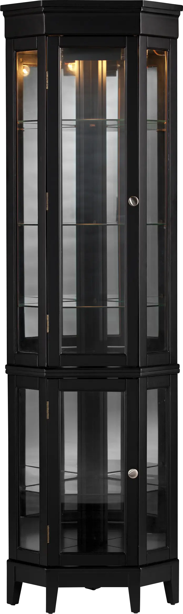 Draydell Black Curio Cabinet
