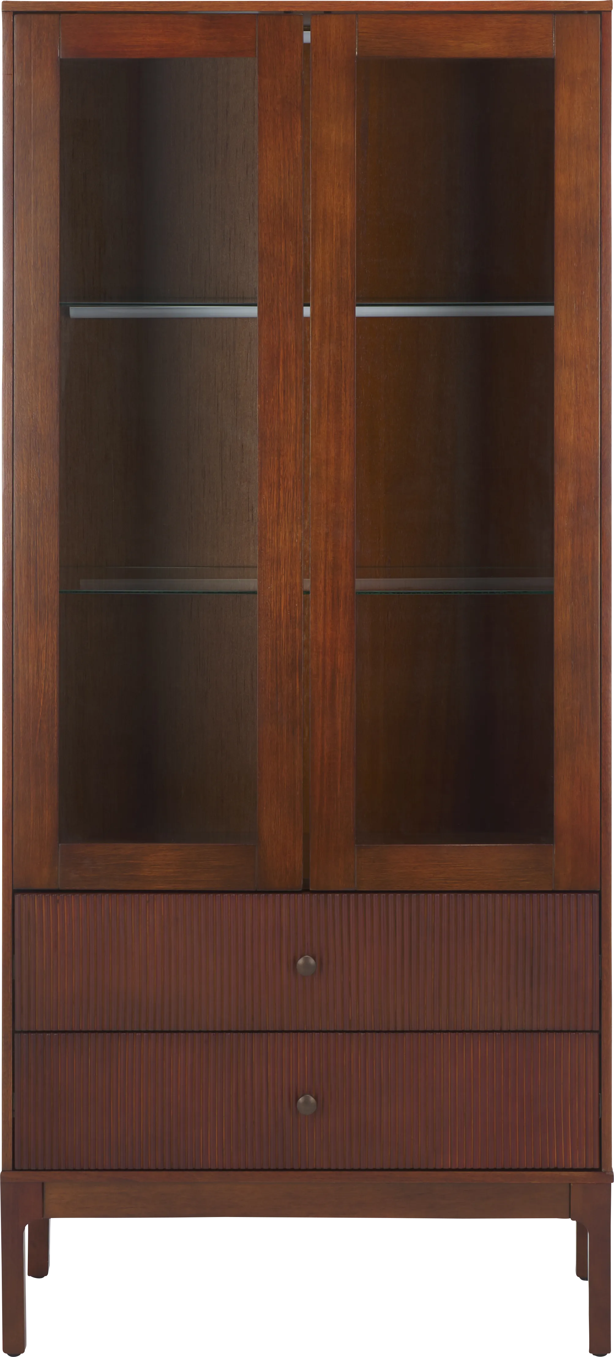 Gravher I Brown Curio Cabinet - Image 1